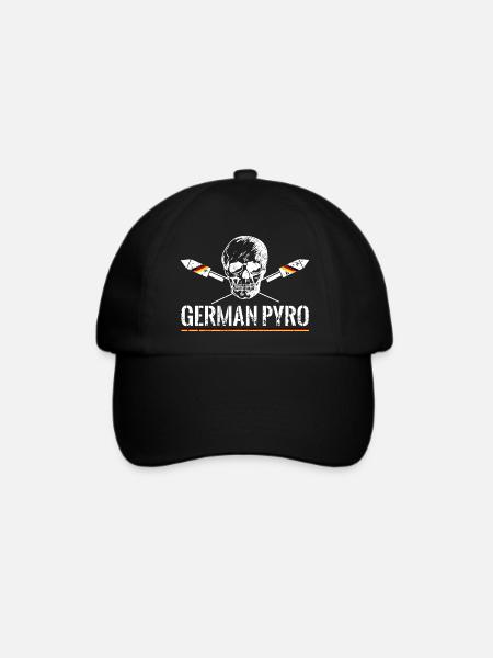 German Pyro Feuerwerk - Baseballkappe - Schwarz/Schwarz