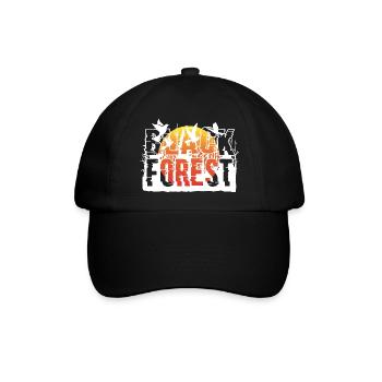 BLACK FOREST - Baseballkappe - Schwarz/Schwarz - Vorne