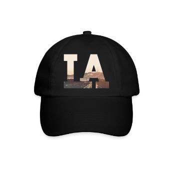 LA - Los Angeles - Baseballkappe - Schwarz/Schwarz - Vorne