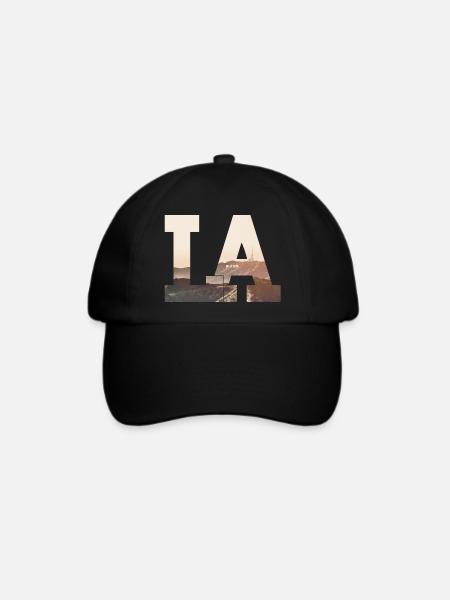 LA - Los Angeles - Baseballkappe - Schwarz/Schwarz