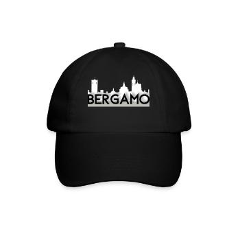 Bergamo Silhouette - Baseballkappe - Schwarz/Schwarz - Vorne