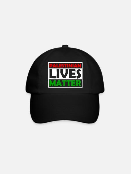 Palestinian Lives Matter - Palestine - Palestina - Baseballkappe - Schwarz/Schwarz