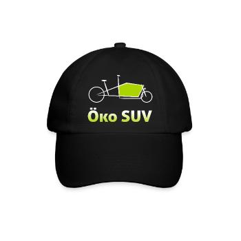 Öko SUV - Lastenrad - Baseballkappe - Schwarz/Schwarz - Vorne