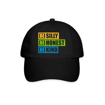 Silly Honest Kind - Baseballkappe - Schwarz/Schwarz - Vorne