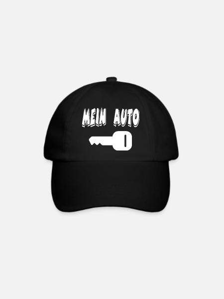 Auto - Baseballkappe - Schwarz/Schwarz