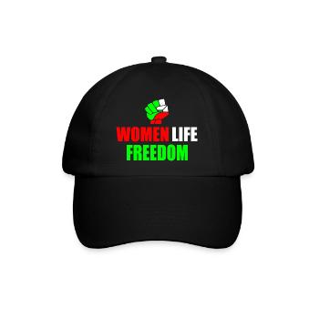 Women life freedom iran - Baseballkappe - Schwarz/Schwarz - Vorne