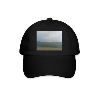 Meerblick Horizont - Baseballkappe - Schwarz/Schwarz - Vorne