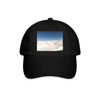 Streetwear BLUE SKY - Baseballkappe - Schwarz/Schwarz - Vorne