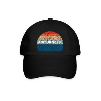 Abitur 2023 - Baseballkappe - Schwarz/Schwarz - Vorne