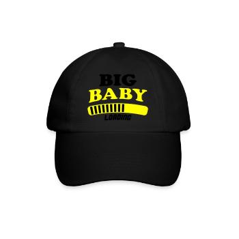 Big Baby Loading - Baseballkappe - Schwarz/Schwarz - Vorne