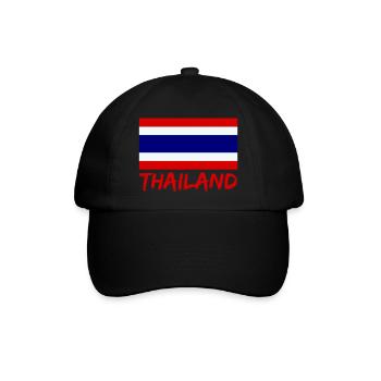 thailand 1 - Baseballkappe - Schwarz/Schwarz - Vorne