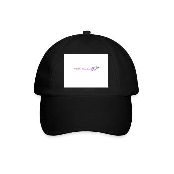 Y2K Streetwear Logo - Baseballkappe - Schwarz/Schwarz - Vorne