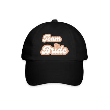 Team-Braut - Baseballkappe - Schwarz/Schwarz - Vorne