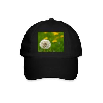 Loewenzahn - Baseballkappe - Schwarz/Schwarz - Vorne