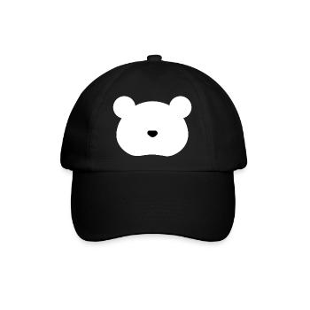 Polar Bear - Baseballkappe - Schwarz/Schwarz - Vorne