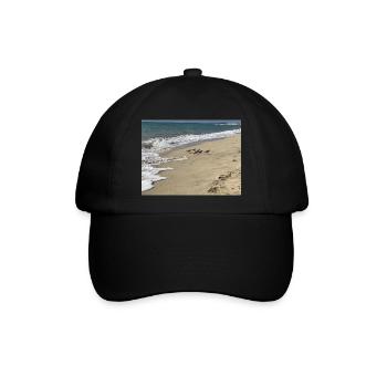 Run Bird run - Baseballkappe - Schwarz/Schwarz - Vorne