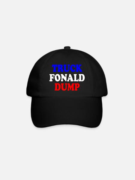 truck fonald dump - Baseballkappe - Schwarz/Schwarz