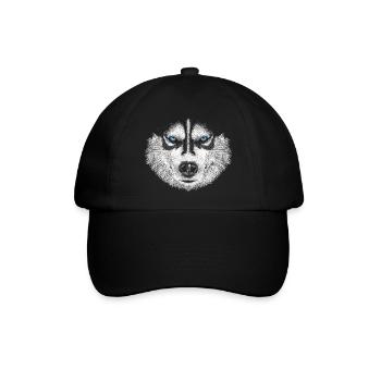 Husky - Baseballkappe - Schwarz/Schwarz - Vorne