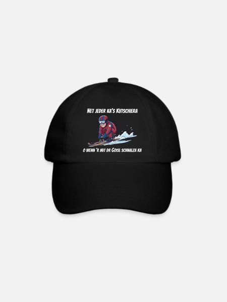 Net jeder ka's Kutschiera - Baseballkappe - Schwarz/Schwarz