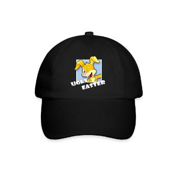 UGLY EASTER - Baseballkappe - Schwarz/Schwarz - Vorne