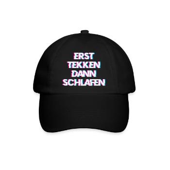 Hardtekk Tekk - Baseballkappe - Schwarz/Schwarz - Vorne