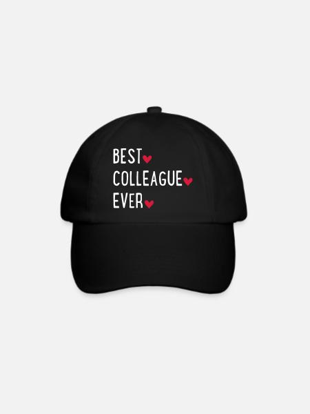 Bester Kollege der Welt - Baseballkappe - Schwarz/Schwarz