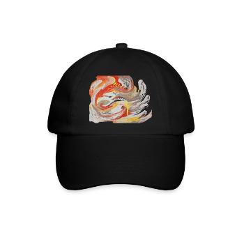 PHÖNIX  - Baseballkappe - Schwarz/Schwarz - Vorne