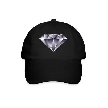 Diamant - Baseballkappe - Schwarz/Schwarz - Vorne