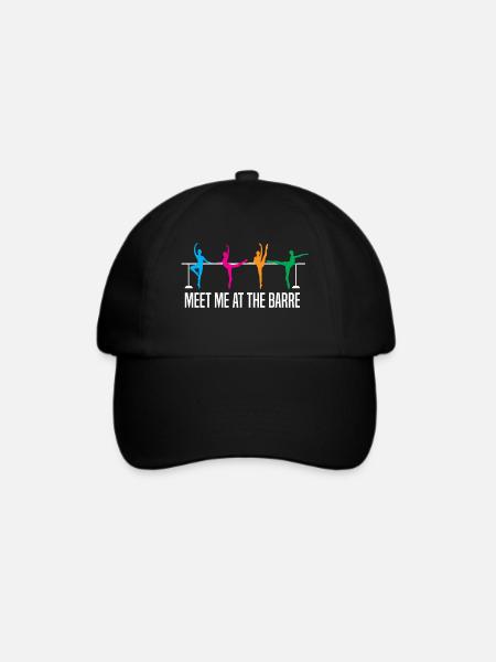Ballett Ballerina - Baseballkappe - Schwarz/Schwarz