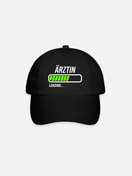 Ärztin Loading Ladebalken - Baseballkappe - Schwarz/Schwarz