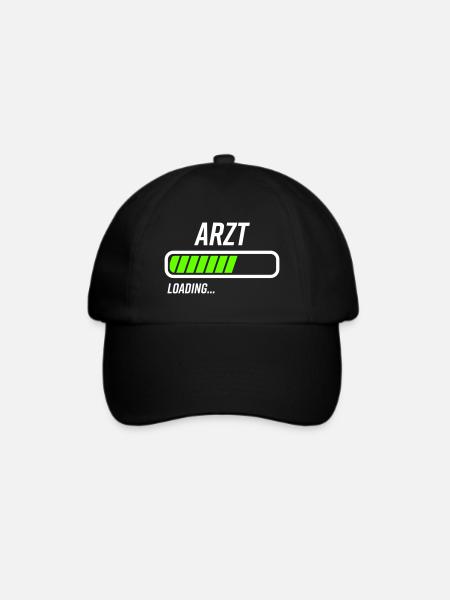 Arzt Loading Ladebalken - Baseballkappe - Schwarz/Schwarz