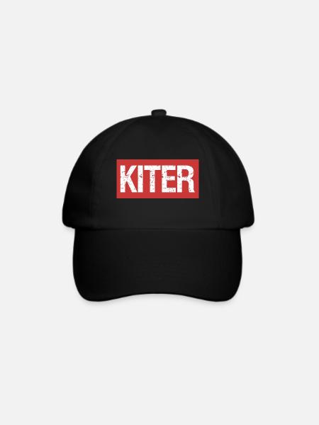 Kiter - Baseballkappe - Schwarz/Schwarz