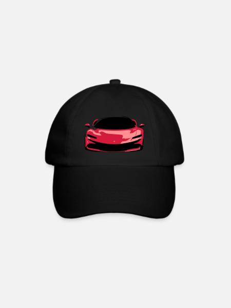 Super Car - Baseballkappe - Schwarz/Schwarz