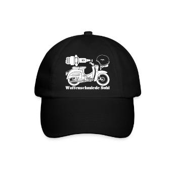 Simson Schwalbe KR51 Waff - Baseballkappe - Schwarz/Schwarz - Vorne