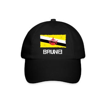 Brunei - Baseballkappe - Schwarz/Schwarz - Vorne