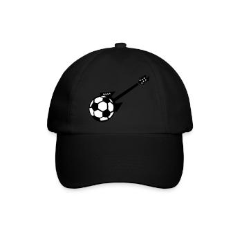 elektrische Fußballgitarre - Baseballkappe - Schwarz/Schwarz - Vorne