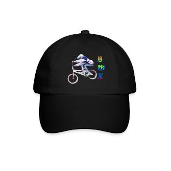 bmx - Baseballkappe - Schwarz/Schwarz - Vorne