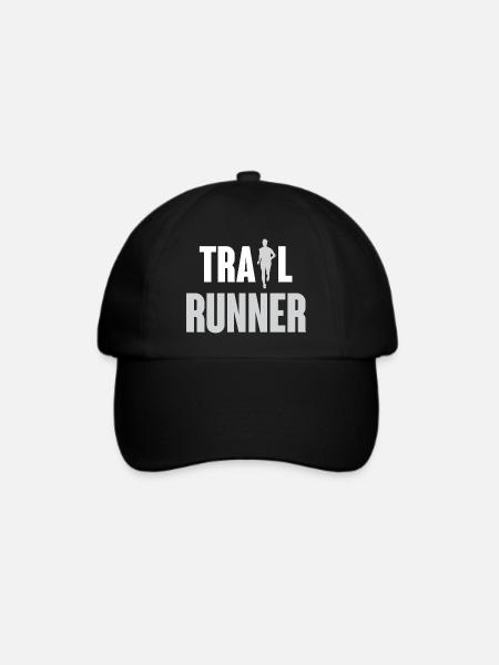Trailrunner - Baseballkappe - Schwarz/Schwarz