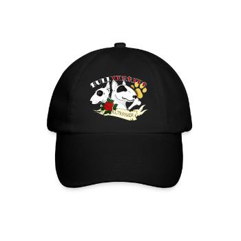 Stier Tätowierung - Baseballkappe - Schwarz/Schwarz - Vorne