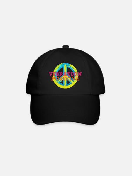T-Shirt positive Vibration. - Baseballkappe - Schwarz/Schwarz