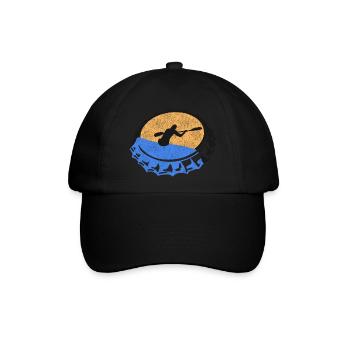 Paddeln - Baseballkappe - Schwarz/Schwarz - Vorne
