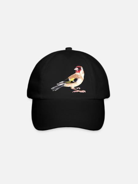 Stieglitz - Baseballkappe - Schwarz/Schwarz