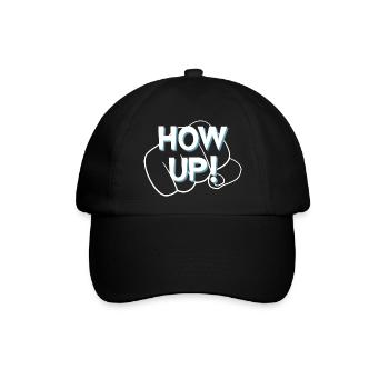 Hau ab - Baseballkappe - Schwarz/Schwarz - Vorne