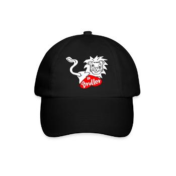 Brülllöwe - Baseballkappe - Schwarz/Schwarz - Vorne