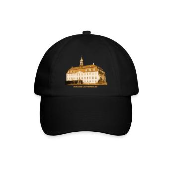 Lichtenwalde Schloss Niederwiesa Mittelsachsen - Baseballkappe - Schwarz/Schwarz - Vorne