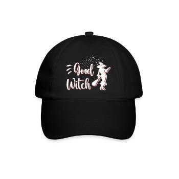 Good Witch Geschenk für Frauen und Freundinnen - Baseballkappe - Schwarz/Schwarz - Vorne