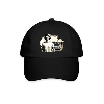 Nicht loslassen - Baseballkappe - Schwarz/Schwarz - Vorne
