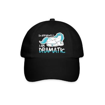 So Apparently I Am Dramatic - Baseballkappe - Schwarz/Schwarz - Vorne