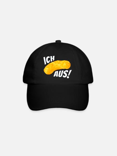 Ich flip aus! - Erdnussflip Peanut - Baseballkappe - Schwarz/Schwarz