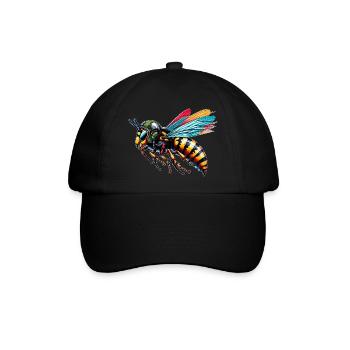 Piloten Hornisse - Baseballkappe - Schwarz/Schwarz - Vorne